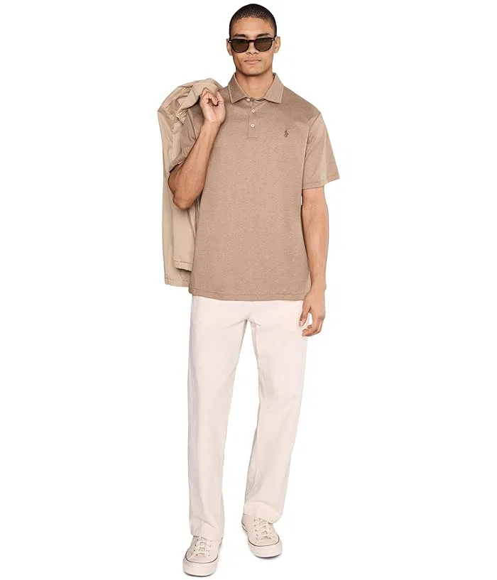 Футболка поло Classic Fit Soft Cotton Polo Ralph Lauren, Brown — фото 2