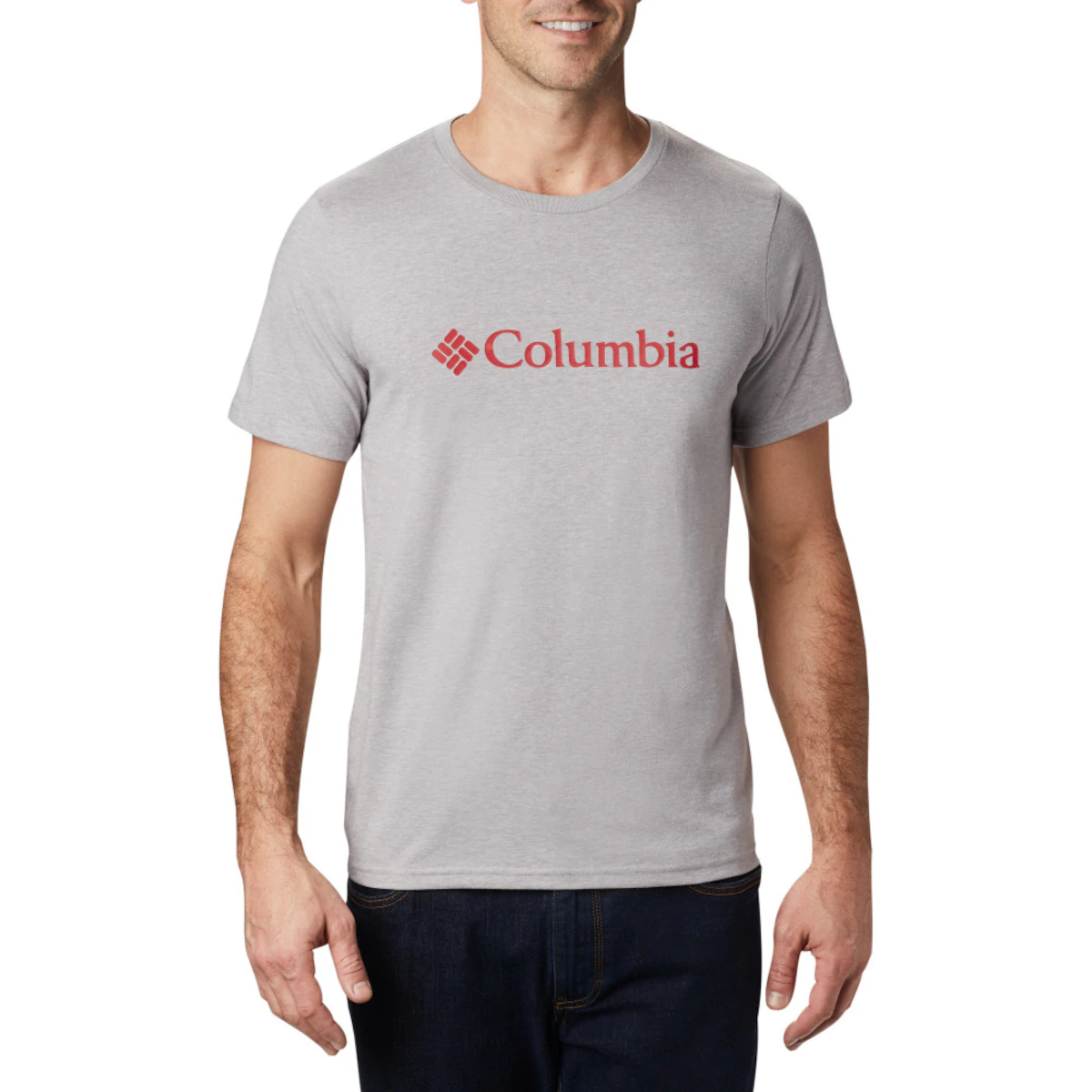 

CSC Basic Logo Columbia Мужская футболка, каменно-серый