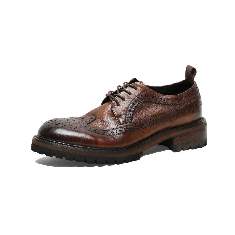 

Туфли Men"s Casual Men Low-Top Brown Saintnjord