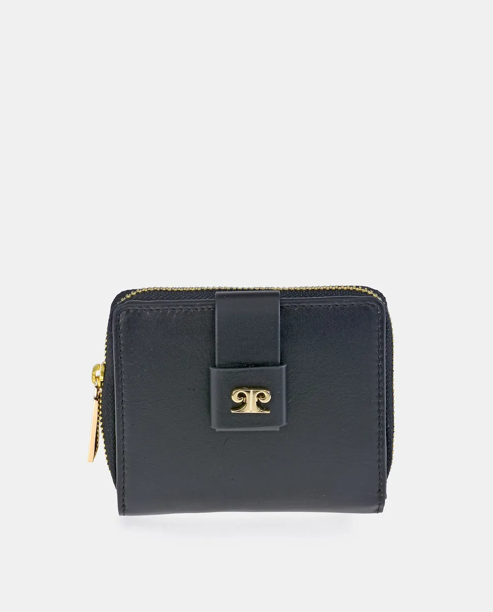

Небольшой кошелек для женщин из кожи Pierre Cardin, черный