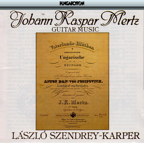 

CD диск Mertz / Szendrey-Karper, Laszlo: Guitar Music