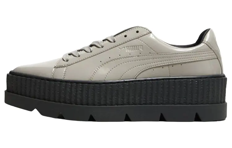 Кеды (WMNS) PUMA Fenty x Pointy Creeper Patent 'Dove', серый — фото 2