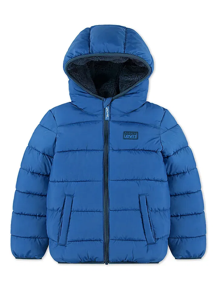 Стеганая куртка с капюшоном, Levi's Kids, синий