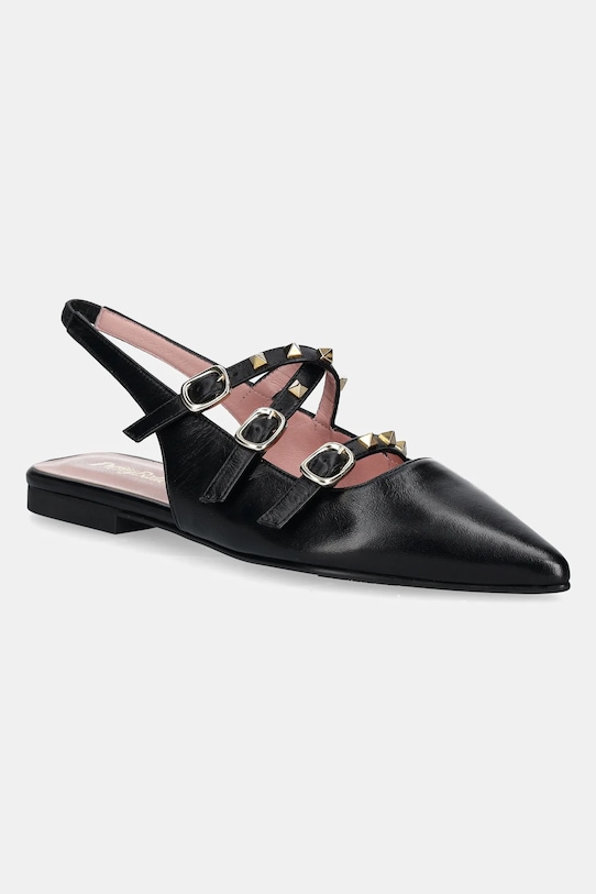 Кожаные балетки Yvette Pretty Ballerinas, черный