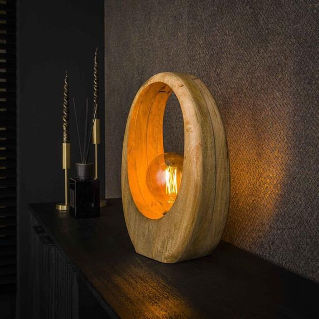 

Коллекция Hoyz - Настольная лампа Arch Wood 1L - L Present Time, коричневый