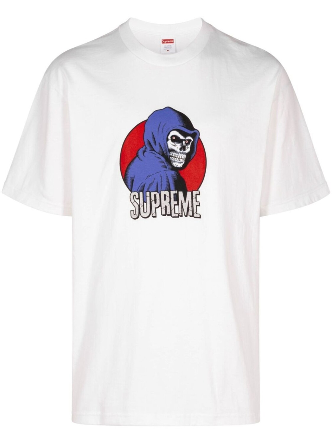

Supreme футболка с изображением Жнеца, белый