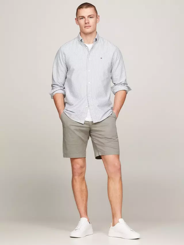 

Рубашка Tommy Hilfiger Heritage Oxford, цвет green/optic white