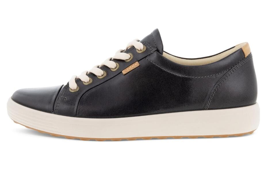 

Soft 7 Стильные женские кеды для скейтбординга с низким верхом Iron Black Ecco