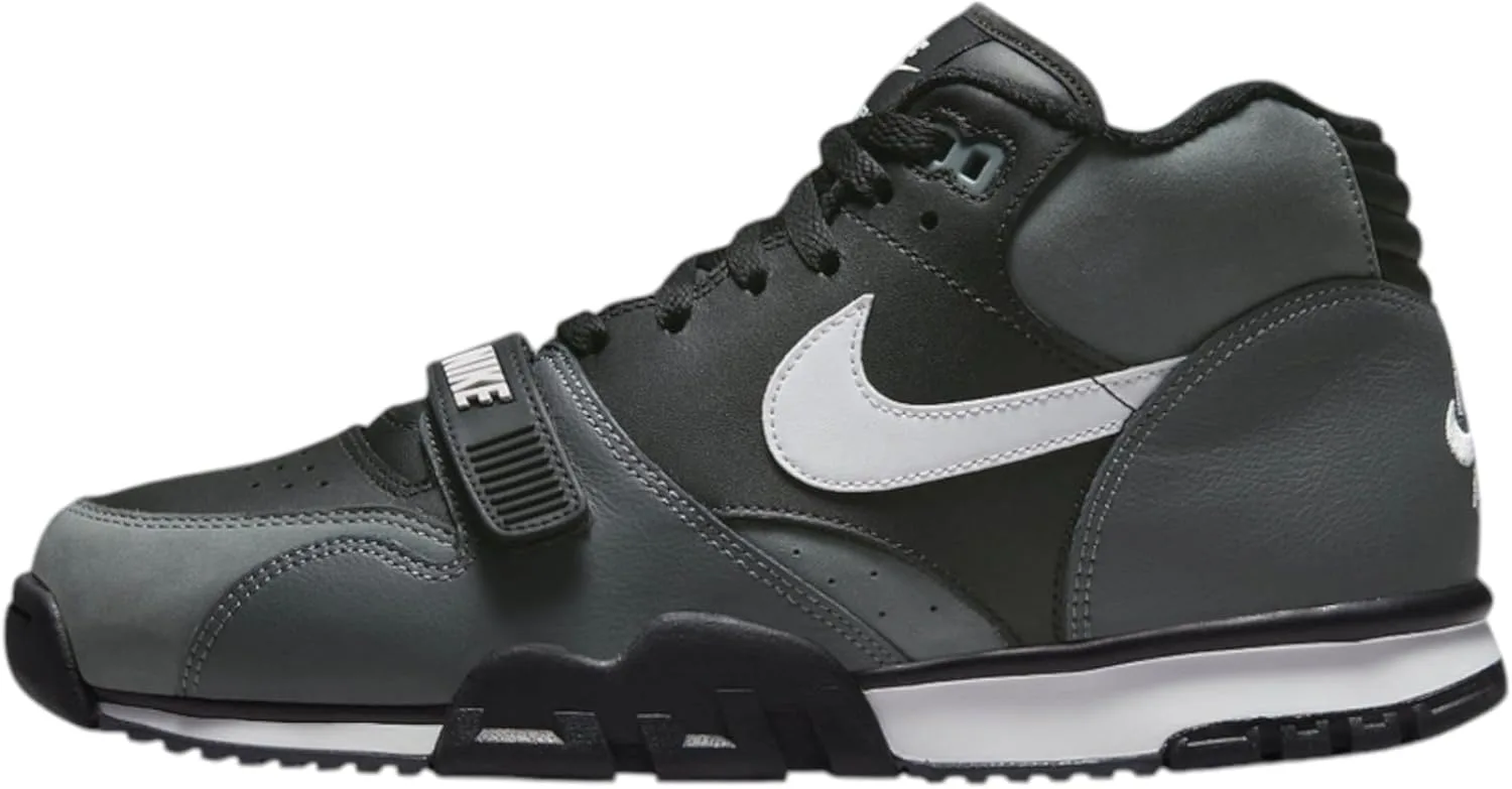 Мужские баскетбольные кроссовки Nike Air Trainer 1, белый/черный-средне-серый