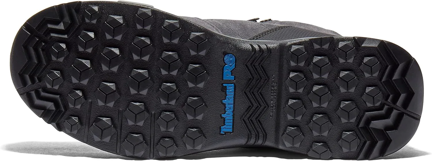 Рабочие ботинки Timberland PRO Switchback Lt 6 дюймов для взрослых, унисекс, с мягким носком, водонепроницаемые, для промышленного использования, серый/синий — фото 3