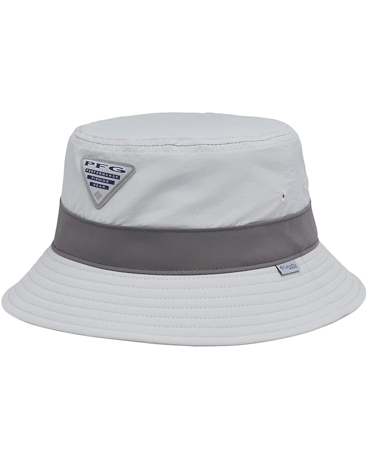 

Панама Columbia PFG Slack Tide Bucket Hat, цвет Cool Grey/City Grey