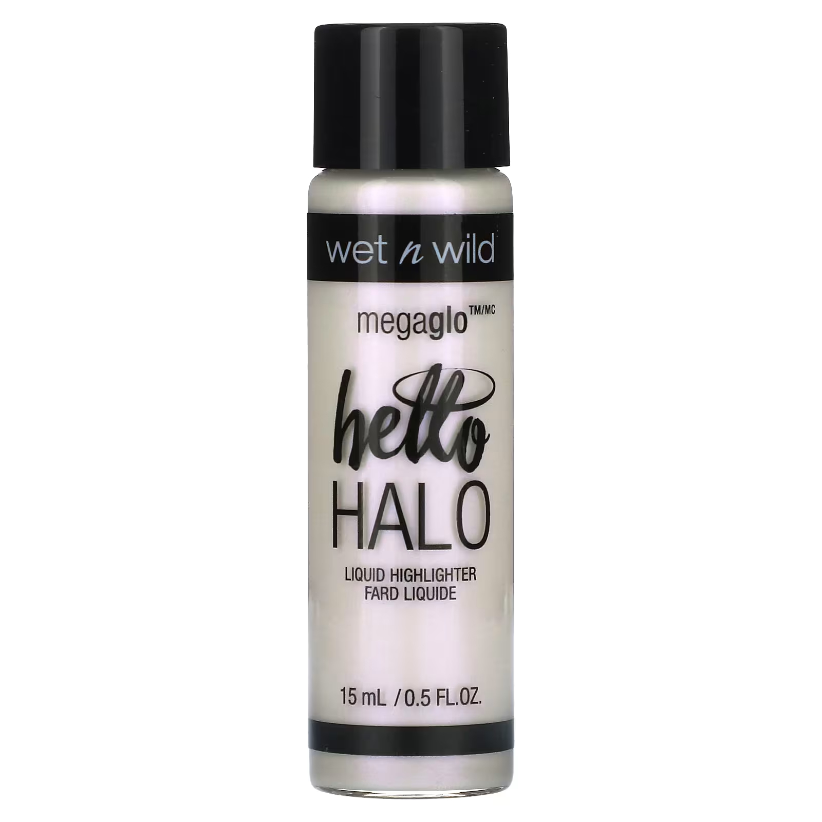 

Жидкий хайлайтер Wet n Wild MegaGlo Hello Halo 303A, галографический, 0,5 жидк. унции (15 мл)