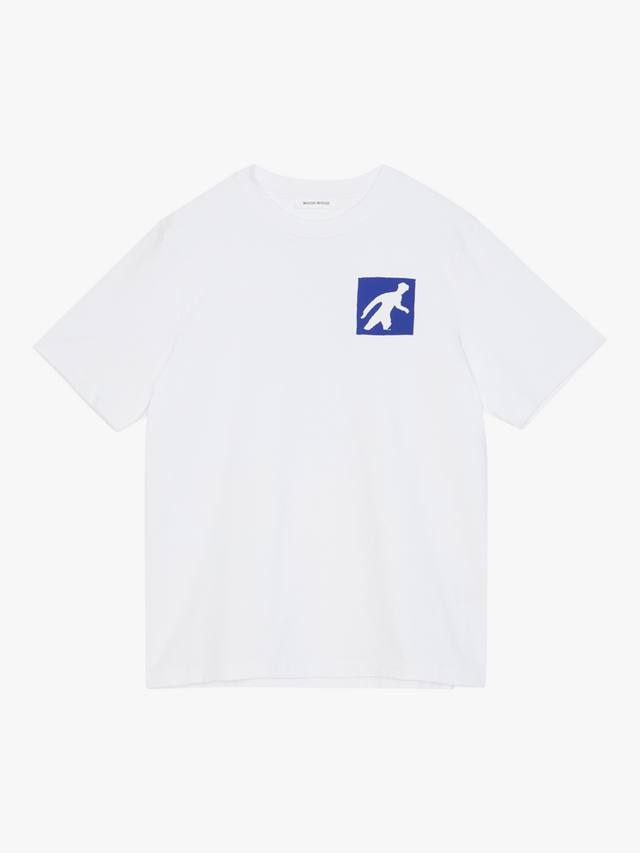 

Хлопчатобумажная футболка bobby WOOD WOOD, цвет 0001 White