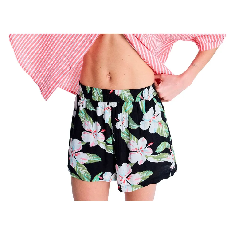 

Шорты с принтом Roxy Lekeitio Bay, черный