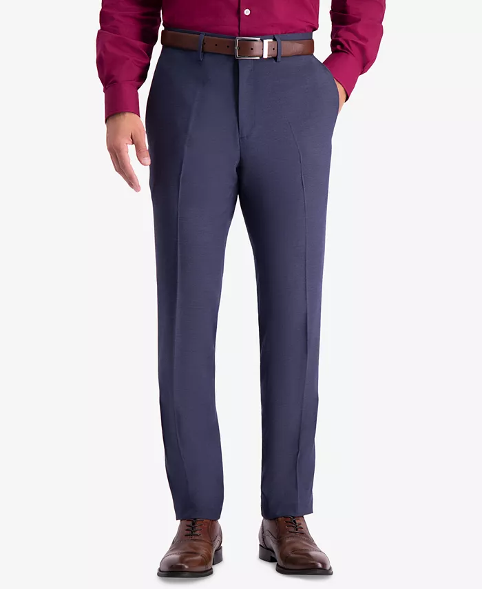 

Мужские классические брюки Premium Textured Weave Slim-Fit с эффектом стрейч Kenneth Cole Reaction, синий