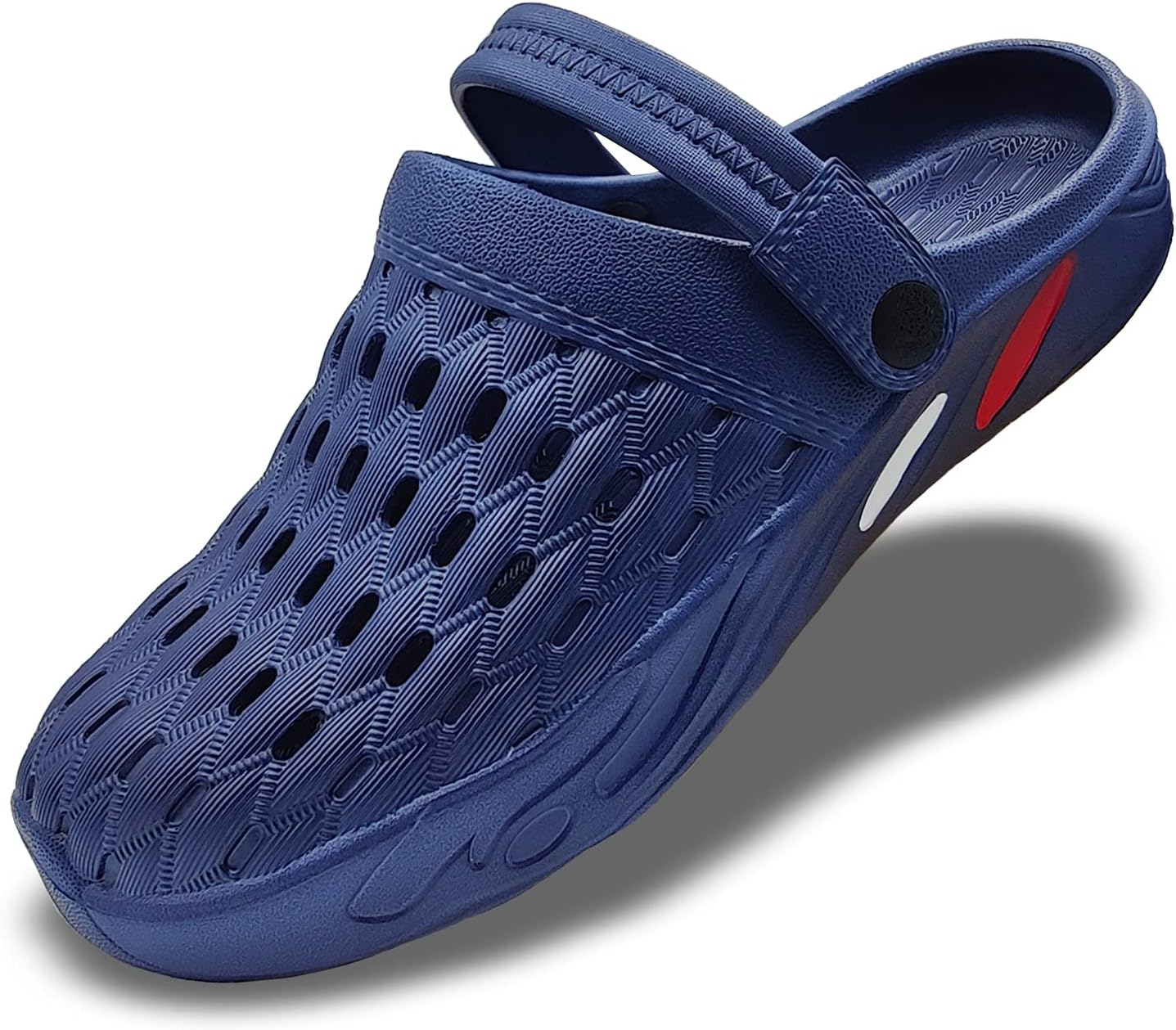 

Мужские и женские тапочки Muller, легкие, для сада, дышащие водонепроницаемые летние пляжные сандалии и шлепанцы Yazhui, синий