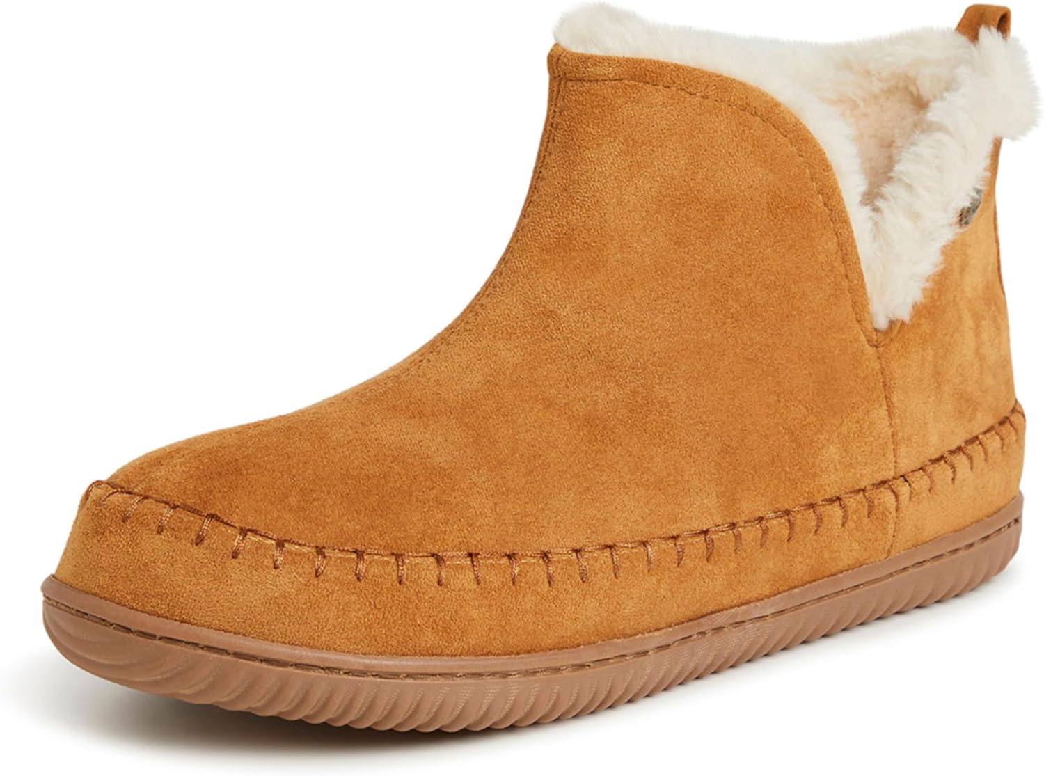 

Мужские домашние тапочки Dearfoams с мемори-пенной стелькой Brixen, высокие до щиколотки - Подарки для мужчин