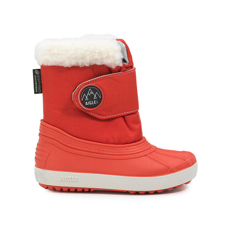 

Детские зимние ботинки Aigle, красный