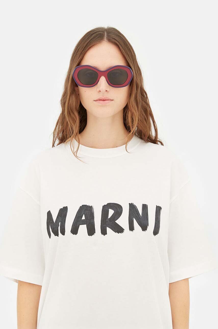 

Солнцезащитные очки Ulawun Vulcano Bordeaux Marni, гранатовый