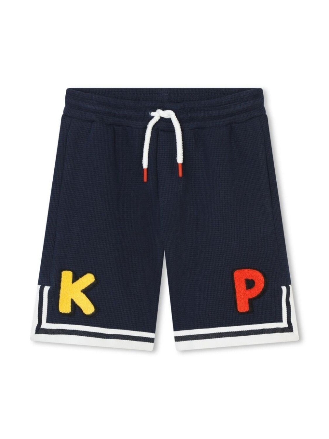 

Kenzo Kids шорты с нашивкой-логотипом, синий