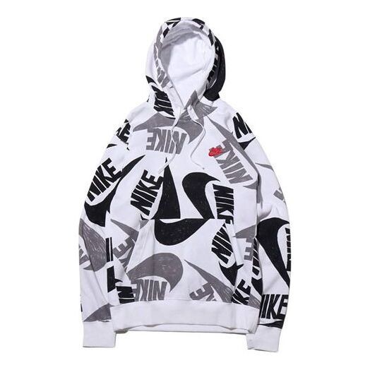 

Толстовка Nike AS Men's Nike Sportswear Club PO BBAOP1 Black, белый