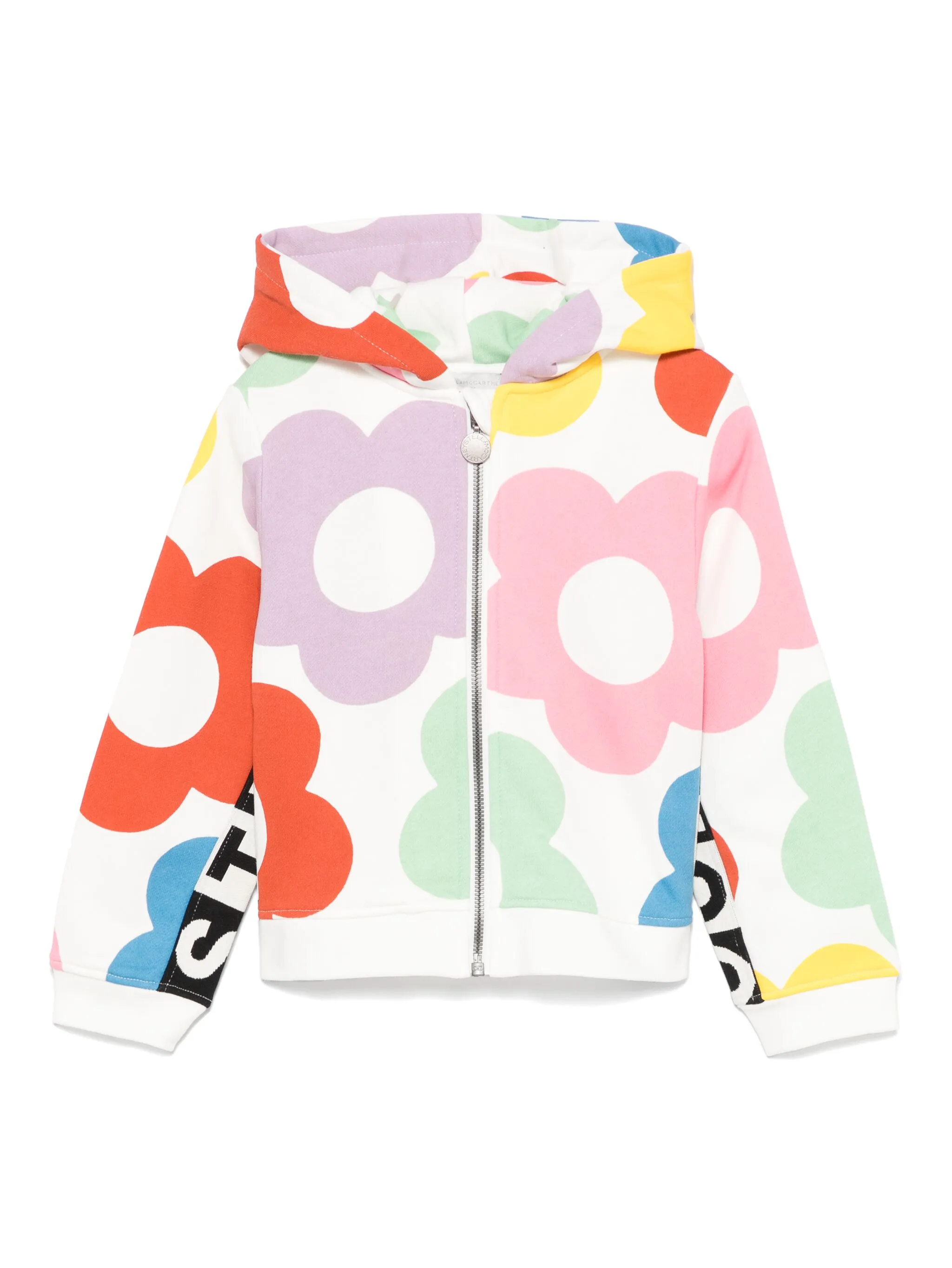 

Худи с цветочным принтом Stella Mccartney Kids, белый