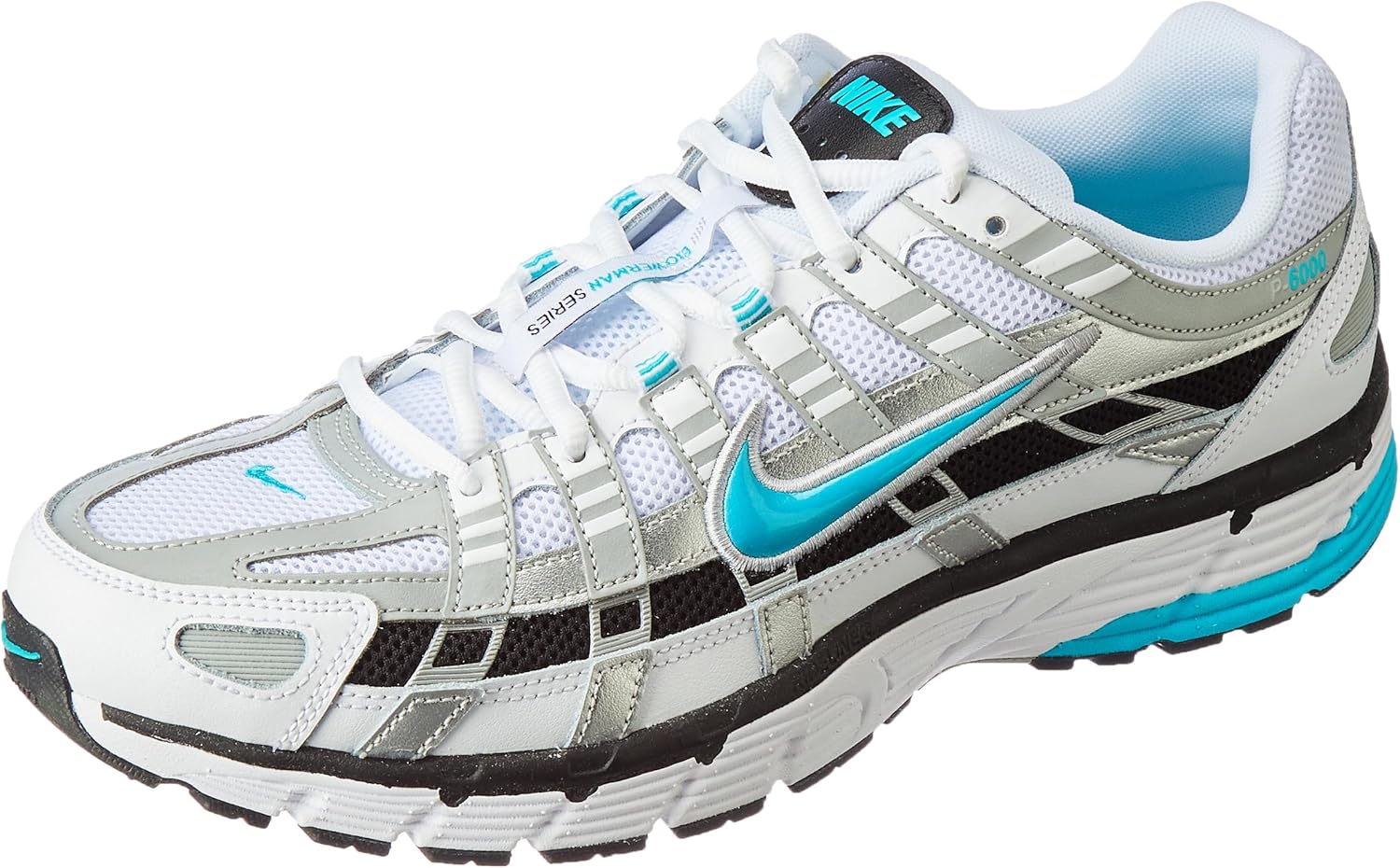 

Мужские кроссовки Nike P-6000, White/Dusty Cactus-Metallic Silver-Black