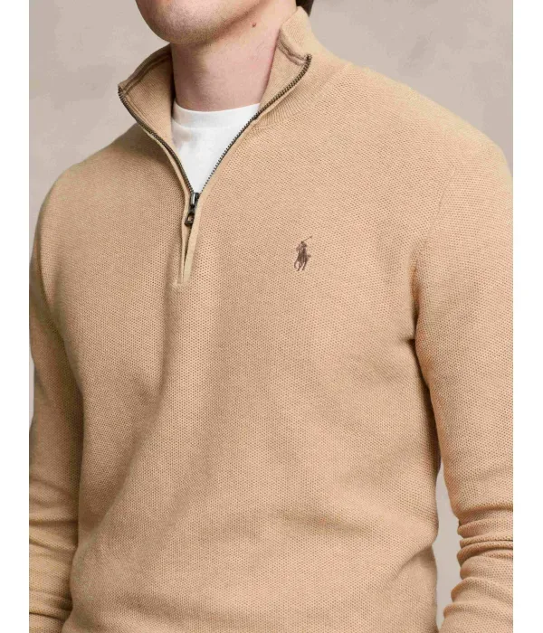 Свитер regular fit Polo Ralph Lauren, коричневый — фото 4