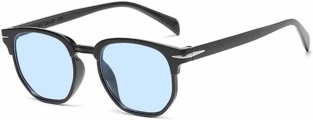 

Солнцезащитные очки с защитой UV400 | Линзы с мелкими заклепками, конфетного цвета | Для женщин и мужчин, для занятий спортом на открытом воздухе и вождения DSVIGF, Black Blue