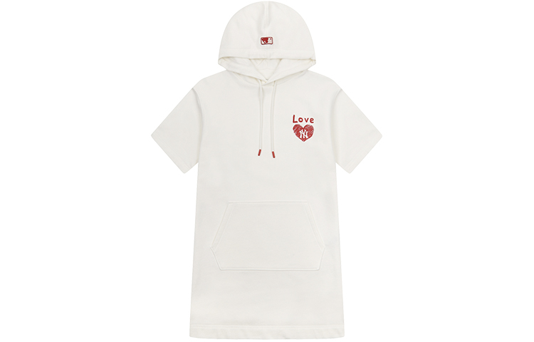 

Футболка с коротким рукавом женская слоновая кость белый MLB