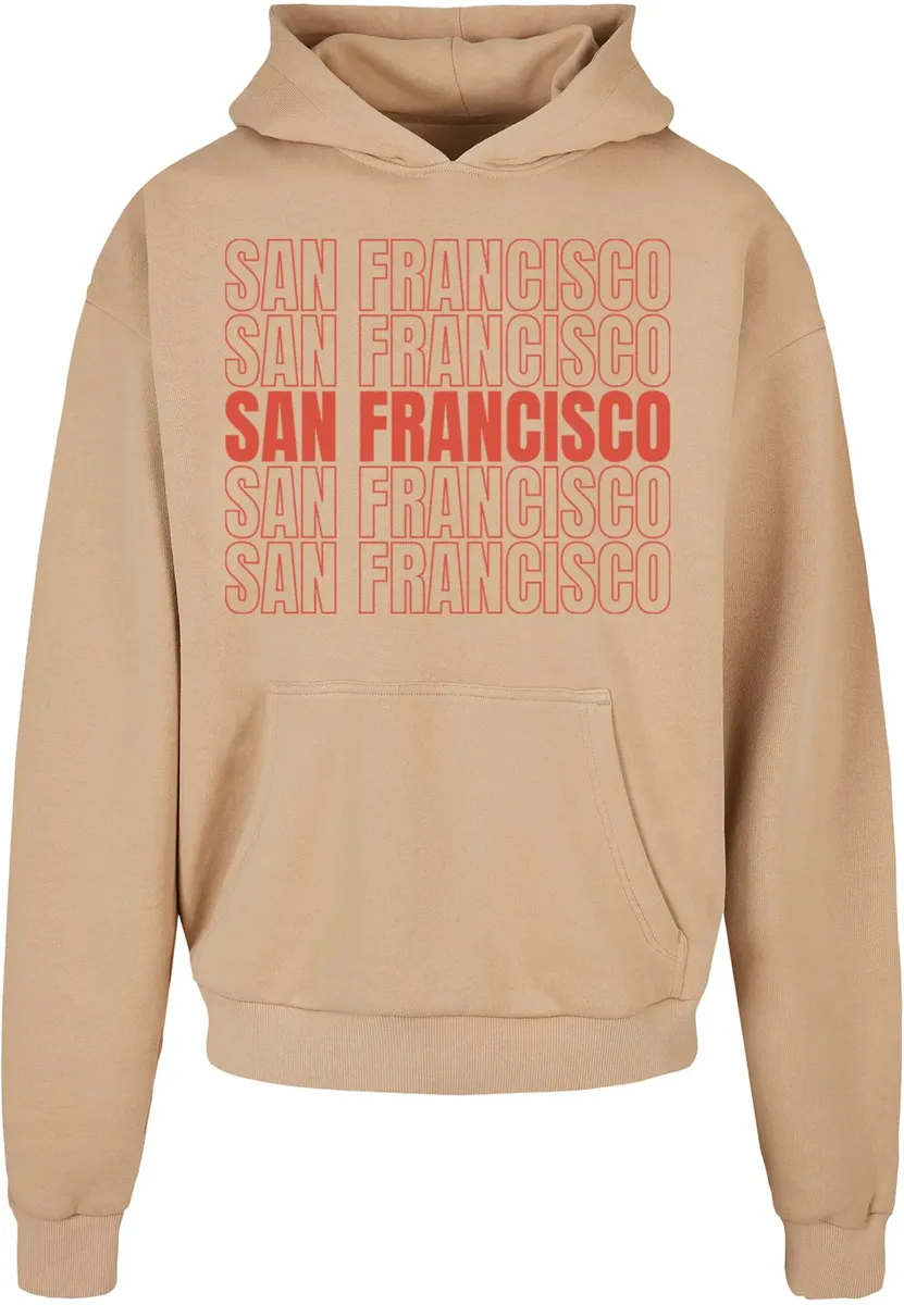 

Толстовка с капюшоном Merchcode " Merchcode Men's San Francisco Ultra Heavy Hoody", бежевый