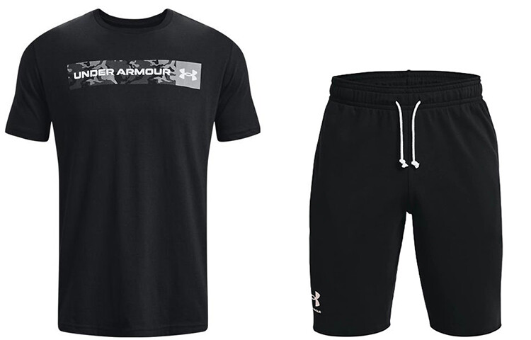 

Мужская повседневная спортивная одежда Under Armour, цвет Black