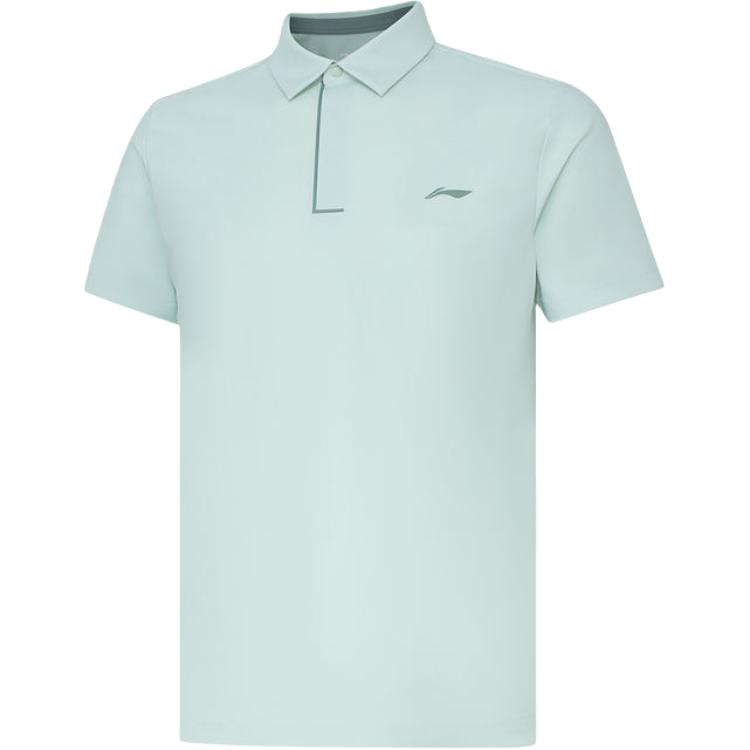 

LINING Поло мужское светло-мшистый синий