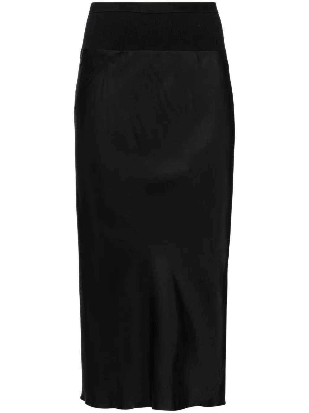 

Юбка в рубчик Rick Owens, черный