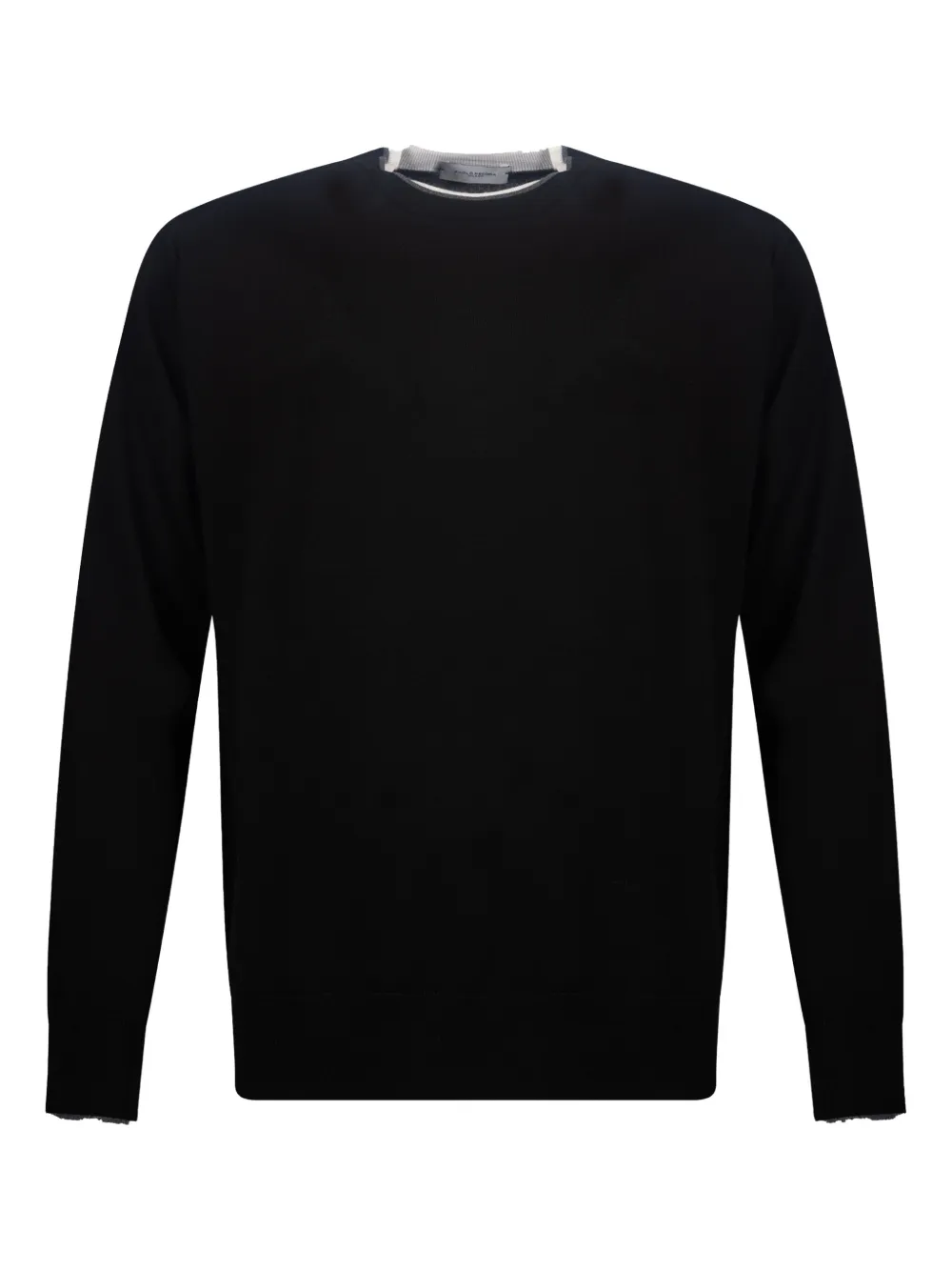 

Шерстяной свитер Paolo Pecora, черный