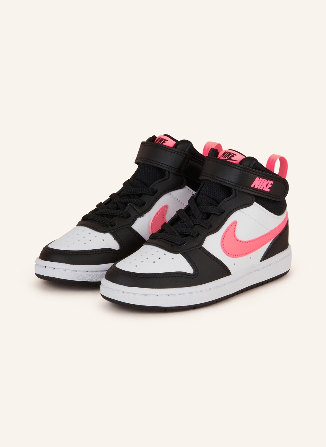 

Высокие кеды Court Borough Mid 2 Nike, черный