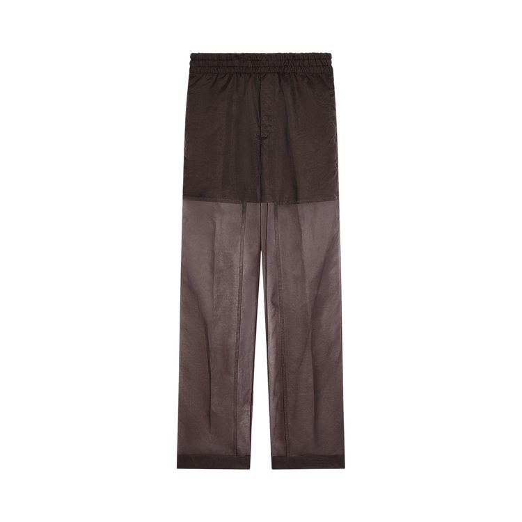 

Брюки Dries Van Noten Layered Sheer Trousers 'Brown', коричневый