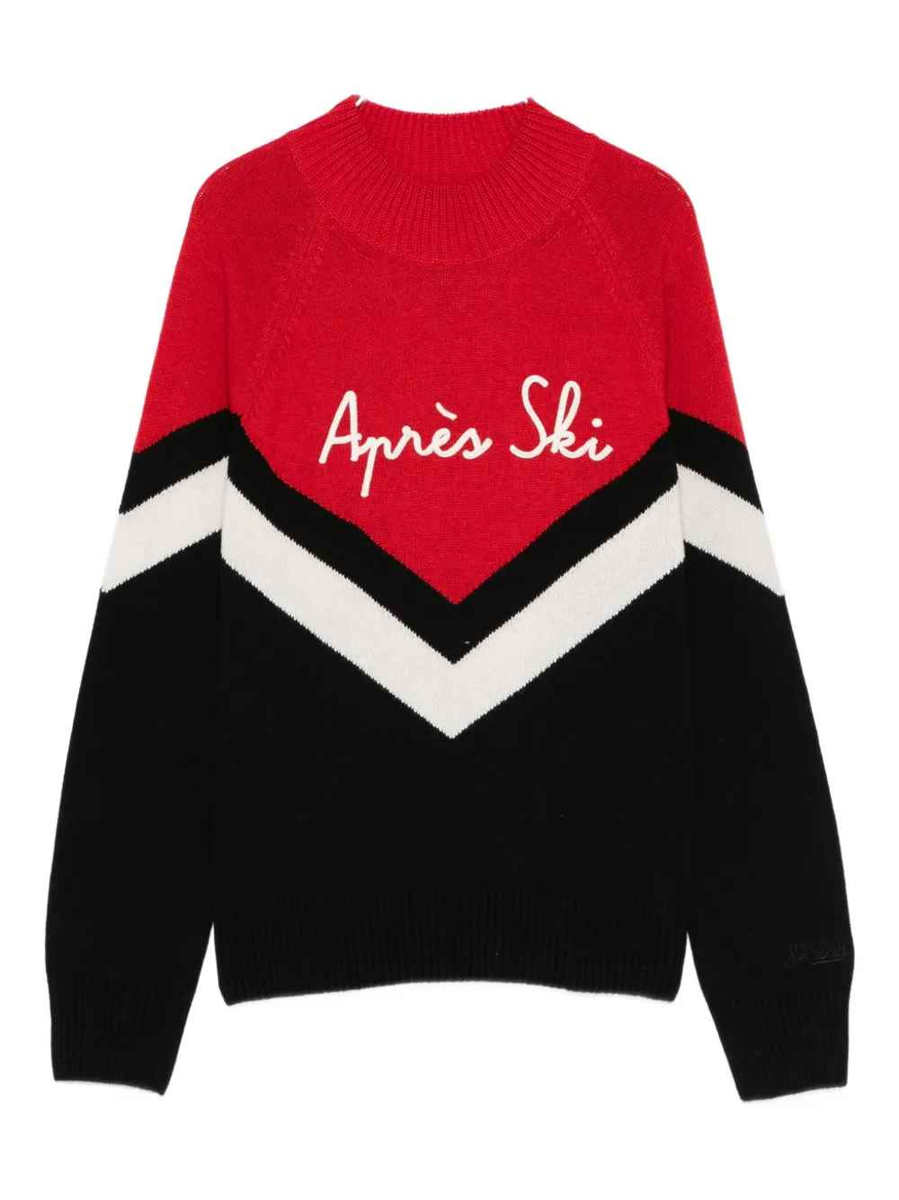 

Свитер с круглым вырезом Mc2 Saint Barth, черный