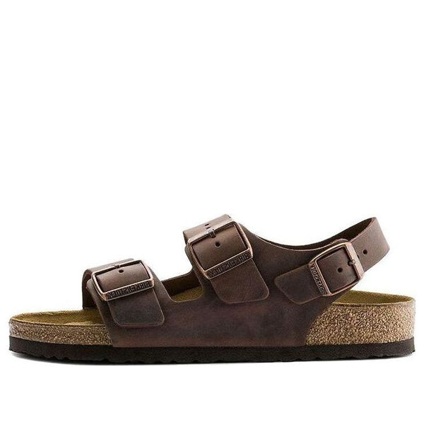 

Сандалии milano oiled leather 'habana' Birkenstock, коричневый