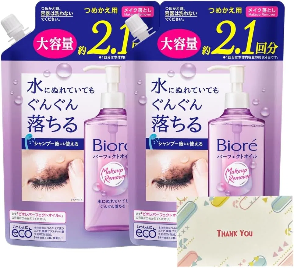 Набор Kunutonn — Biore Perfect Oil, набор для дозаправки, 2х390 мл