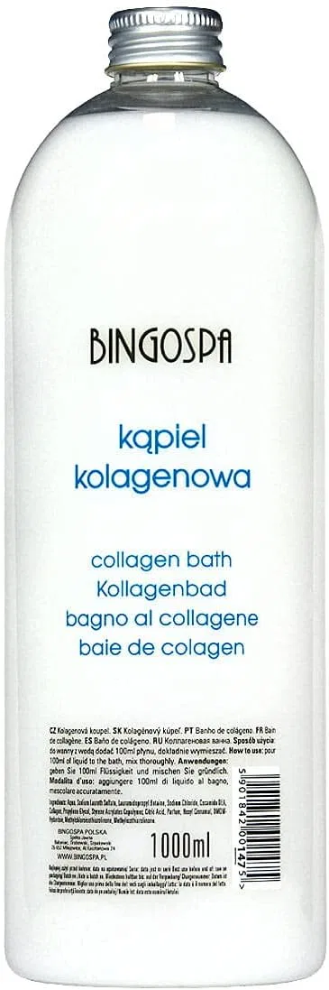 Пена для ванны с коллагеном «Anti-Ageing» от BINGOSPA 1000 мл Bingospa