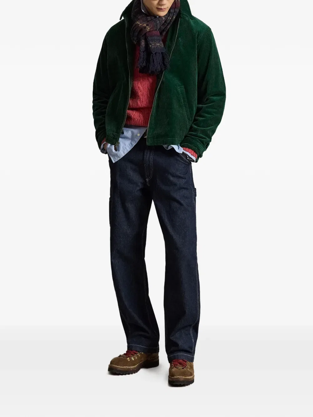 Вельветовая куртка Уинтон Polo Ralph Lauren, зеленый — фото 2