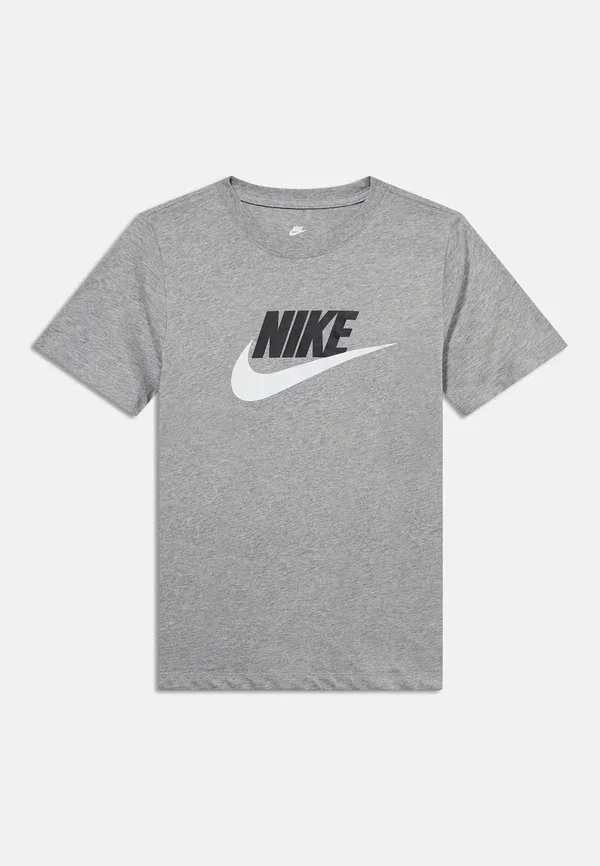 Футболка с принтом Nike Sportswear, темно-серый меланж/черный/белый — фото 3