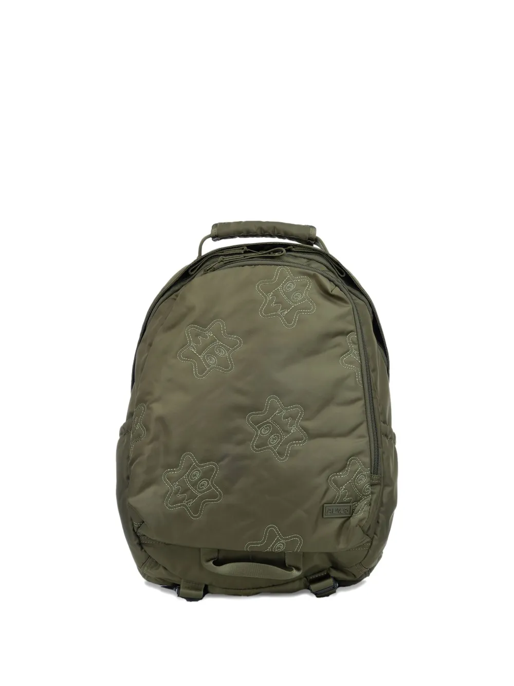 

Рюкзак Zaini с вышивкой PORTER INTERNATIONAL, зеленый
