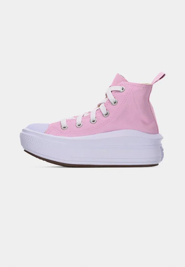 Кроссовки chuck taylor all star move на платформе, унисекс, высокие. Converse, New Found Bloom/White/Black — фото 2