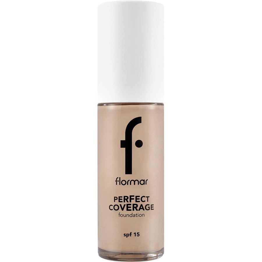 

Тональная основа Flormar Perfect Coverage SPF 15, 101 Pastelle / 30 ml