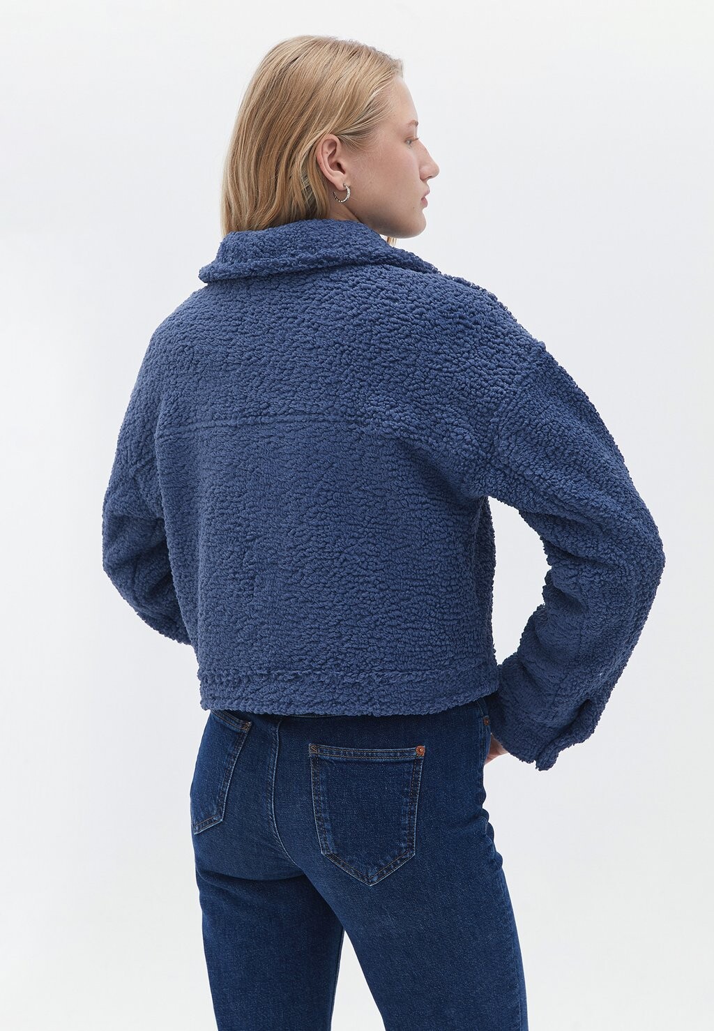

Флисовая куртка ZIPPER CLOSURE OXXO, цвет Mottled Blue