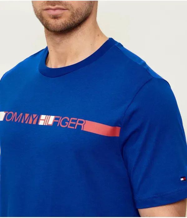 Футболка regular fit Tommy Hilfiger, синий — фото 4