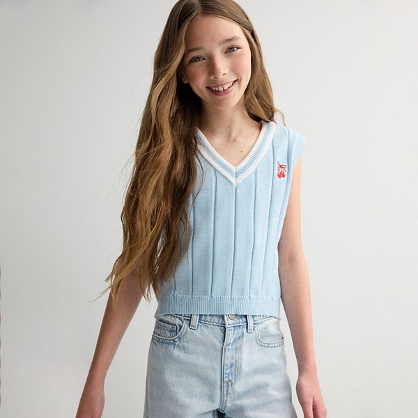 

Свитер-жилет для девочек 7-16 лет в размерах regular и plus So, Frost Wind