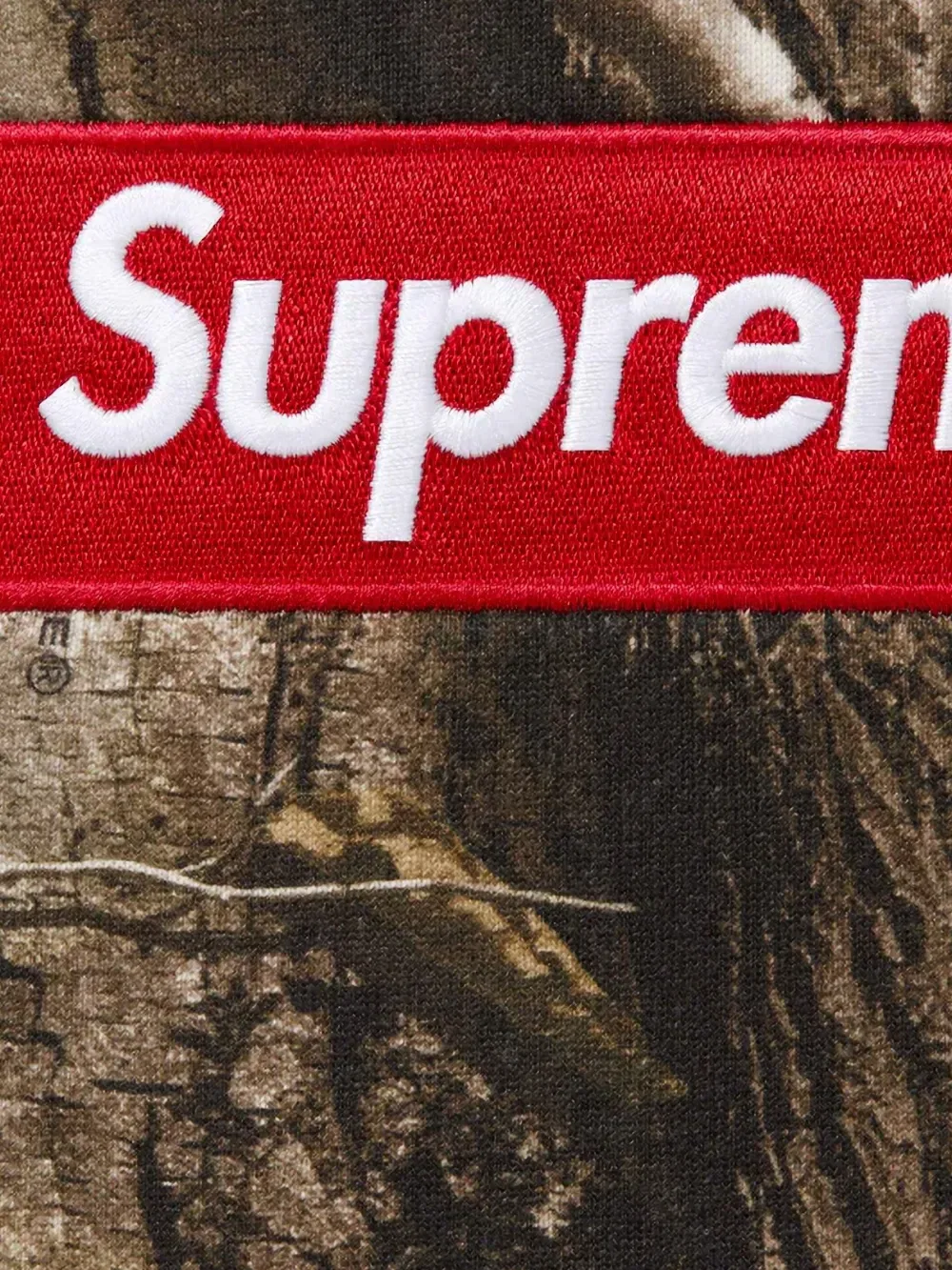 Худи с логотипом Box-logo Supreme, коричневый — фото 2